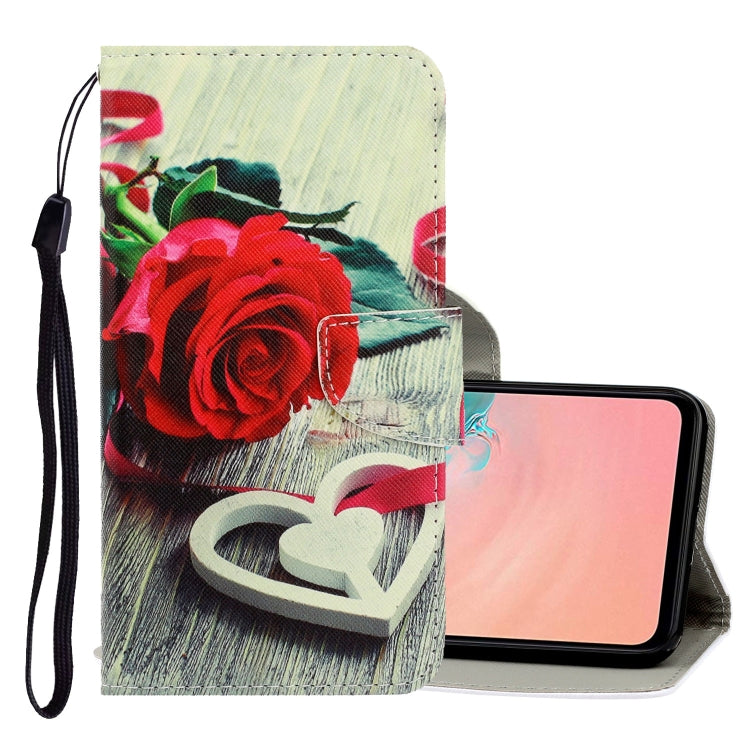 3D Colored Drawing Horizontal Flip PU Leather Case with Holder & Card Slots & Wallet, Series 2