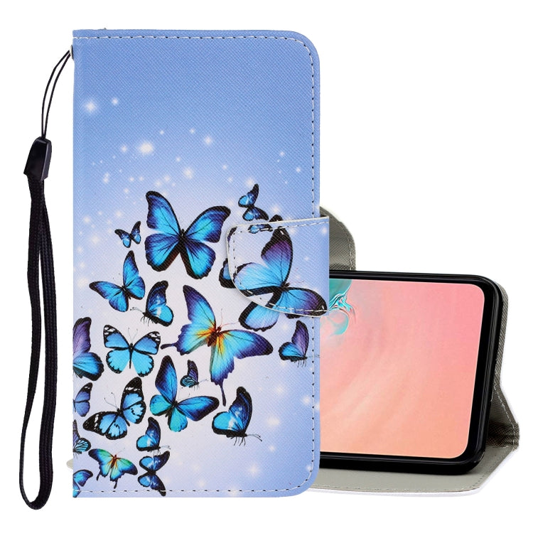 3D Colored Drawing Horizontal Flip PU Leather Case with Holder & Card Slots & Wallet, Series 2