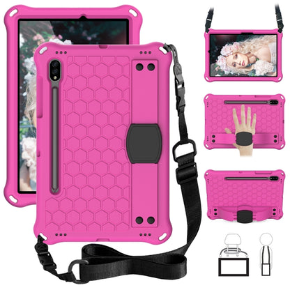 Honeycomb Design EVA + PC Tablet Case with Strap