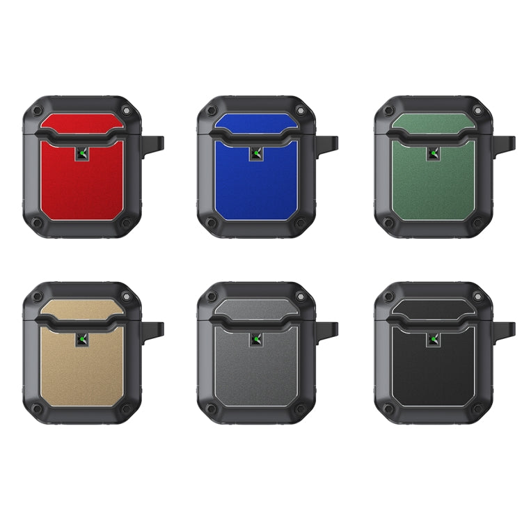 Mecha Hardware Earphone Protective Case with Hook, For AirPods 2 / 1, For AirPods Pro, For Samsung Galaxy Buds 2 / Buds Pro / Buds Live / Buds 2 Pro, For AirPods 3