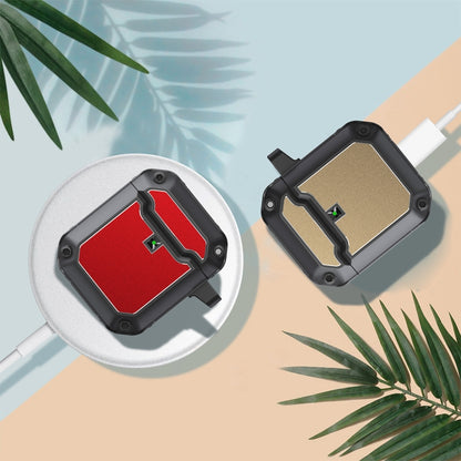 Mecha Hardware Earphone Protective Case with Hook, For AirPods 2 / 1, For AirPods Pro, For Samsung Galaxy Buds 2 / Buds Pro / Buds Live / Buds 2 Pro, For AirPods 3