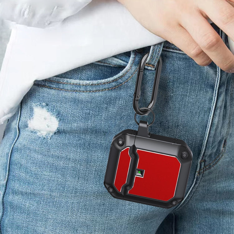 Mecha Hardware Earphone Protective Case with Hook, For AirPods 2 / 1, For AirPods Pro, For Samsung Galaxy Buds 2 / Buds Pro / Buds Live / Buds 2 Pro, For AirPods 3