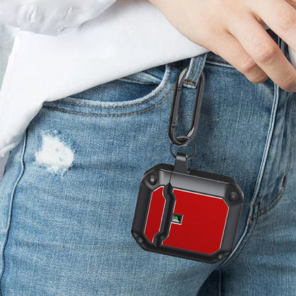 Mecha Hardware Earphone Protective Case with Hook, For AirPods 2 / 1, For AirPods Pro, For Samsung Galaxy Buds 2 / Buds Pro / Buds Live / Buds 2 Pro, For AirPods 3