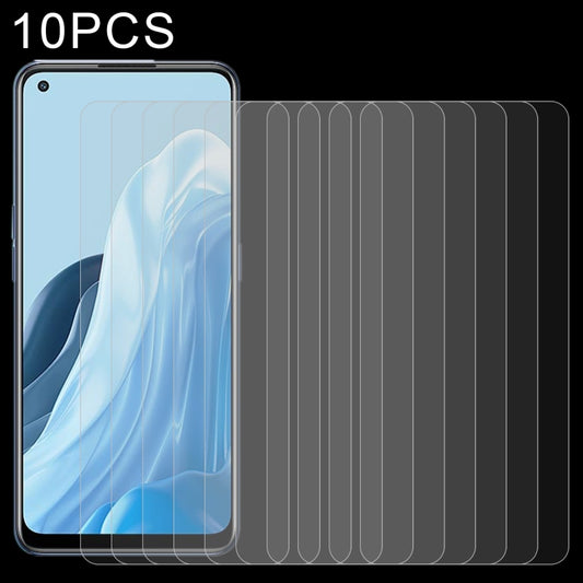 10 PCS 0.26mm 9H 2.5D Tempered Glass Film, For OPPO Find X5 Lite (10 PCS), For Itel A27 (10 PCS), For Blackview OSCAL C60 (10 PCS), For Blackview A55 Pro (10 PCS), For ZTE Blade A51s (10 PCS)