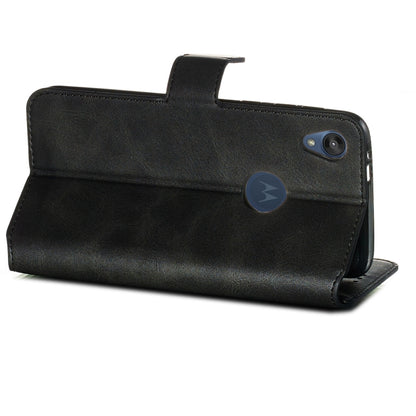 Classic Calf Texture Horizontal Flip PU Leather Case, with Holder & Card Slots & Wallet