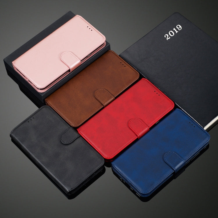 Classic Calf Texture Horizontal Flip PU Leather Case, with Holder & Card Slots & Wallet