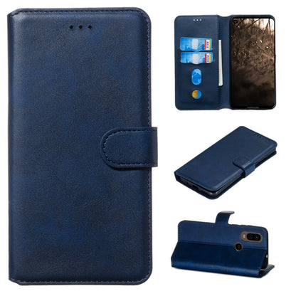 Classic Calf Texture Horizontal Flip PU Leather Case, with Holder & Card Slots & Wallet