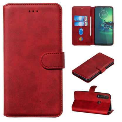 Classic Calf Texture Horizontal Flip PU Leather Case, with Holder & Card Slots & Wallet, For Motorola Moto E6, For Motorola Moto G8 Plus