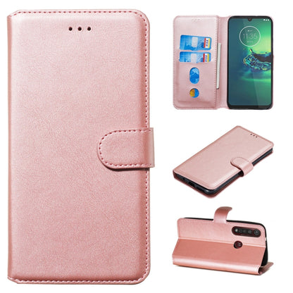 Classic Calf Texture Horizontal Flip PU Leather Case, with Holder & Card Slots & Wallet, For Motorola Moto E6, For Motorola Moto G8 Plus