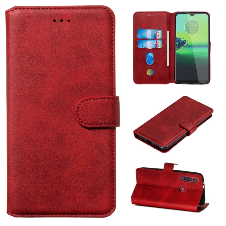 Classic Calf Texture Horizontal Flip PU Leather Case, with Holder & Card Slots & Wallet