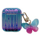 Color Plated PC Earphone Case with Butterfly Clasp