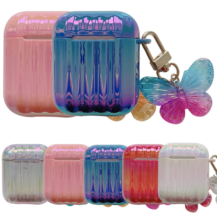 Color Plated PC Earphone Case with Butterfly Clasp