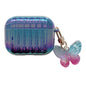 Color Plated PC Earphone Case with Butterfly Clasp