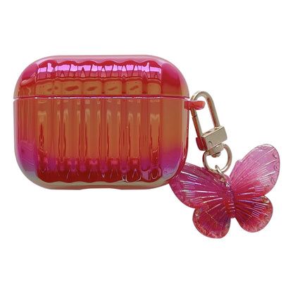 Color Plated PC Earphone Case with Butterfly Clasp