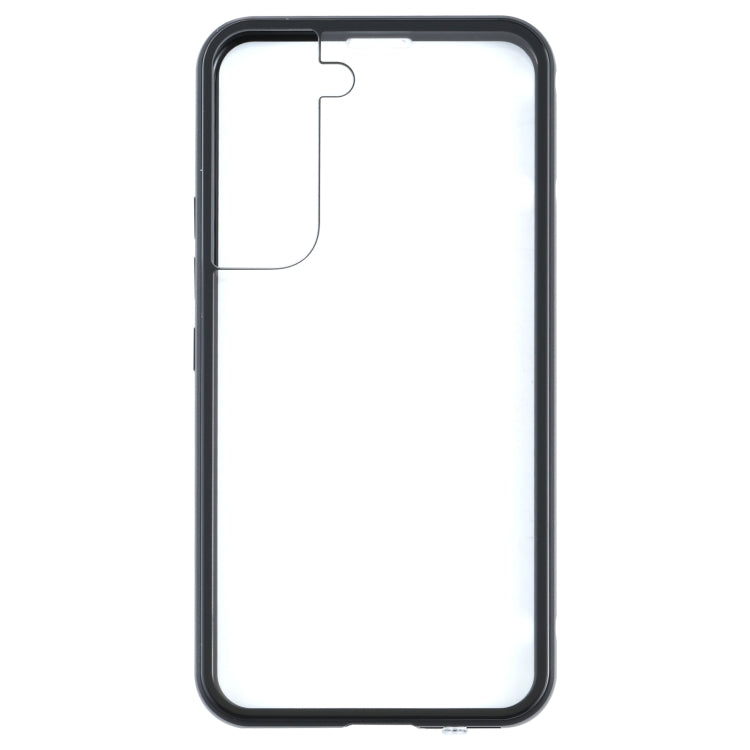 HD Magnetic Metal Tempered Glass Phone Case