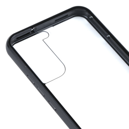 HD Magnetic Metal Tempered Glass Phone Case