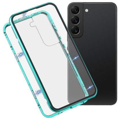 HD Magnetic Metal Tempered Glass Phone Case