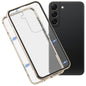 HD Magnetic Metal Tempered Glass Phone Case