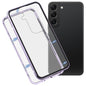 HD Magnetic Metal Tempered Glass Phone Case