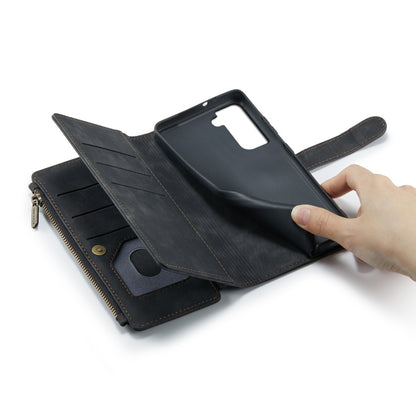 CaseMe C30 Multifunctional Phone Leather Case with Holder & Card Slot & Wallet, For Samsung Galaxy S22 5G, For Samsung Galaxy S22+ 5G, For Samsung Galaxy S22 Ultra 5G