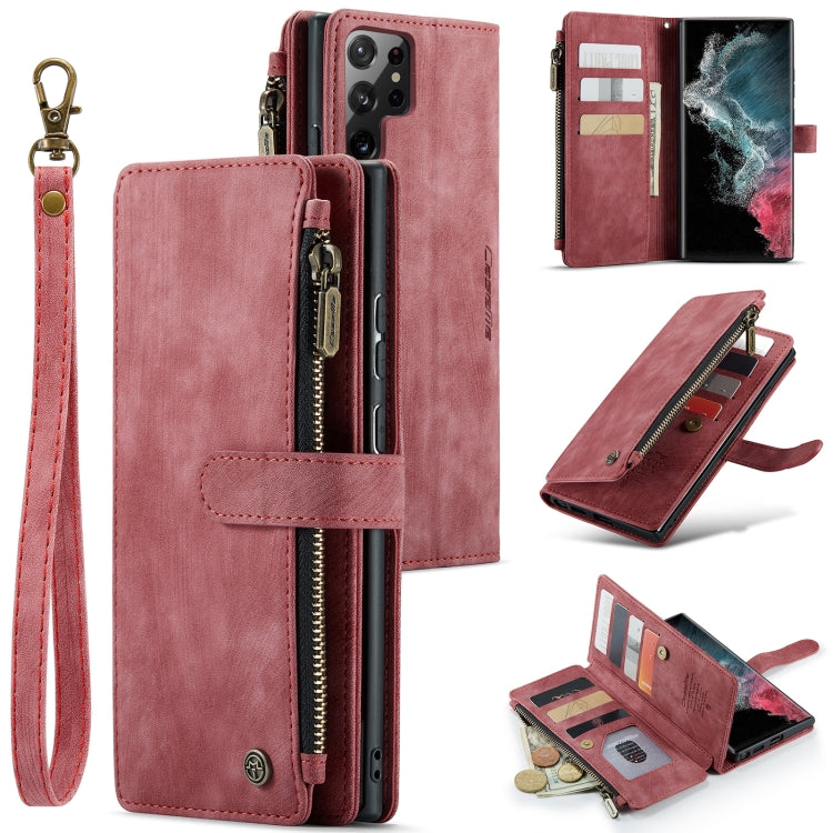 CaseMe C30 Multifunctional Phone Leather Case with Holder & Card Slot & Wallet