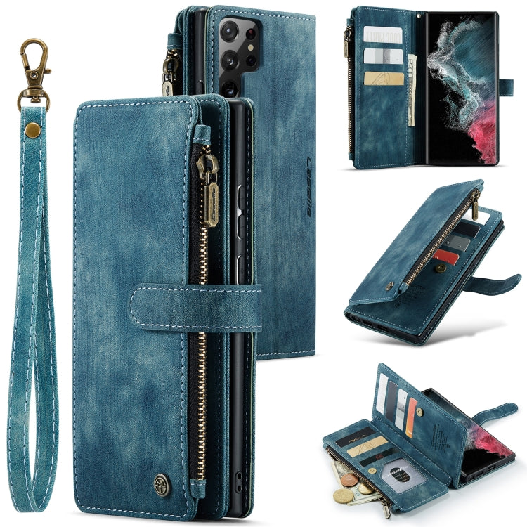 CaseMe C30 Multifunctional Phone Leather Case with Holder & Card Slot & Wallet, For Samsung Galaxy S22 5G, For Samsung Galaxy S22+ 5G, For Samsung Galaxy S22 Ultra 5G