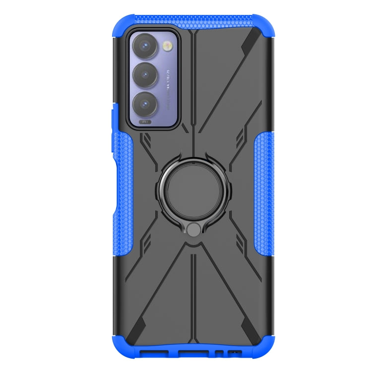 Armor Bear Shockproof PC + TPU Phone Case with Ring Holder