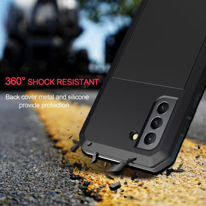 Shockproof Waterproof Silicone + Zinc Alloy Phone Case