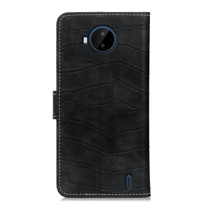 Magnetic Crocodile Texture Horizontal Flip Leather Phone Case, For Nokia C20 Plus