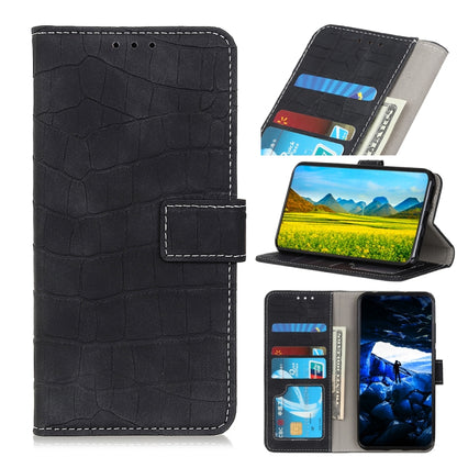 Magnetic Crocodile Texture Horizontal Flip Leather Phone Case, For Nokia C20 Plus