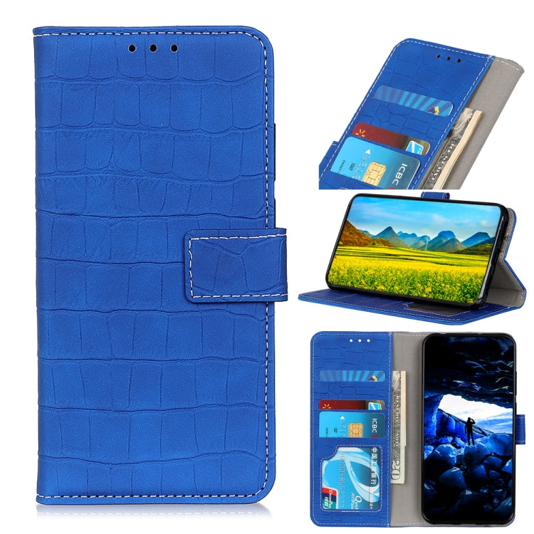 Magnetic Crocodile Texture Horizontal Flip Leather Phone Case, For Nokia C20 Plus