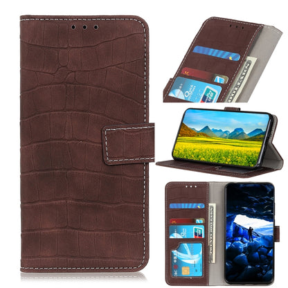 Magnetic Crocodile Texture Horizontal Flip Leather Phone Case, For Nokia C20 Plus