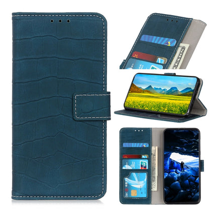Magnetic Crocodile Texture Horizontal Flip Leather Phone Case, For Nokia C20 Plus
