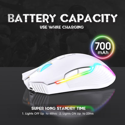 ONIKUMA CW905 2.4G RGB Lighting Wireless Mouse, CW905 Wireless Mouse (Grey White), CW905 Wireless Mouse(Black), CW905 Wireless Mouse(Pink)