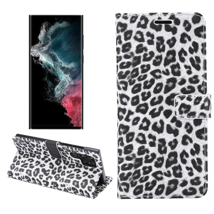 Leopard Pattern Flip Leather Phone Case