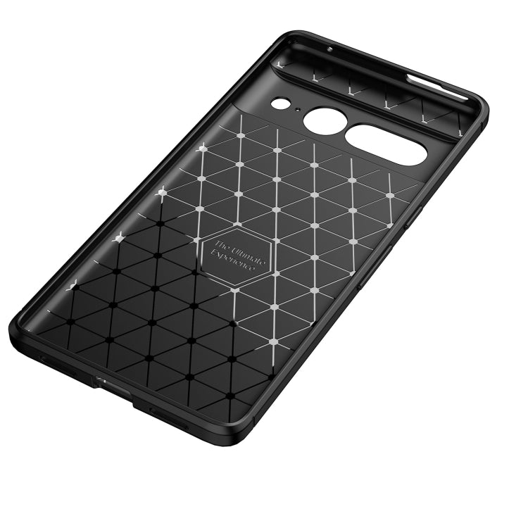 Carbon Fiber Texture Shockproof TPU Phone Case