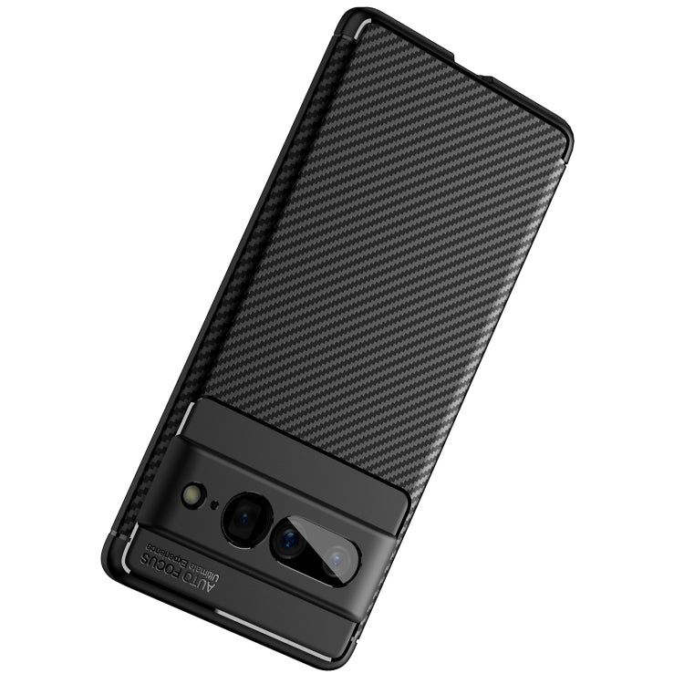 Carbon Fiber Texture Shockproof TPU Phone Case