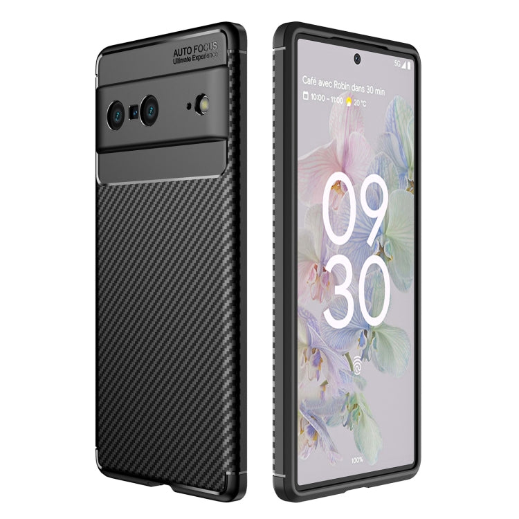 Carbon Fiber Texture Shockproof TPU Phone Case