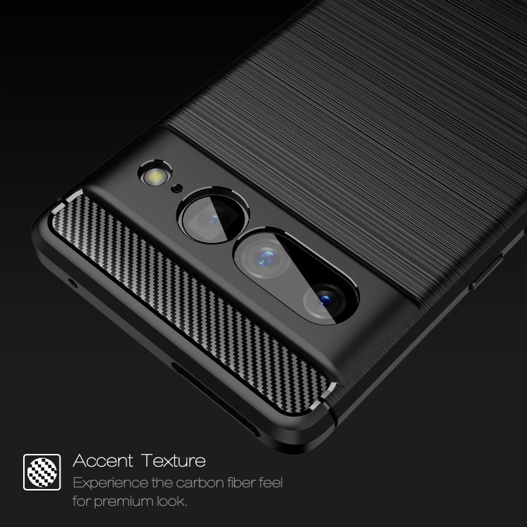 Brushed Texture Carbon Fiber TPU Phone Case