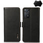 KHAZNEH Side-Magnetic Litchi Genuine Leather RFID Phone Case