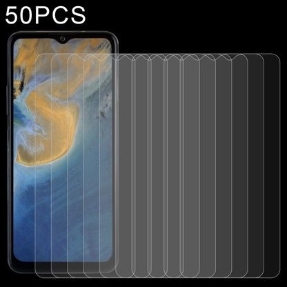 50 PCS 0.26mm 9H 2.5D Tempered Glass Film