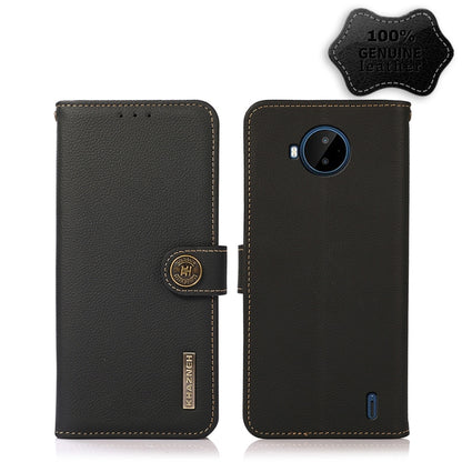 KHAZNEH Custer Genuine Leather RFID Phone Case, For Nokia C20 Plus, For OPPO Reno7 5G / Find X5 Lite, For Xiaomi Redmi Note 11 Pro 5G / 4G