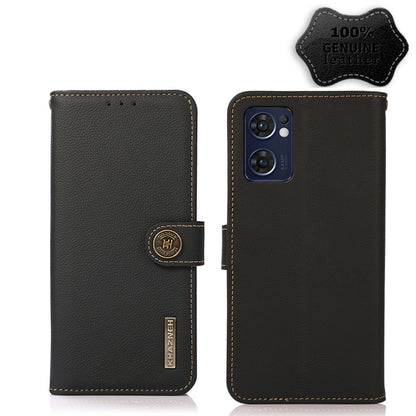 KHAZNEH Custer Genuine Leather RFID Phone Case, For Nokia C20 Plus, For OPPO Reno7 5G / Find X5 Lite, For Xiaomi Redmi Note 11 Pro 5G / 4G