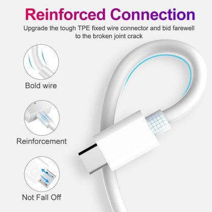 USB to USB-C / Type-C Copper Core Charging Cable, 30cm, 50cm, 1m