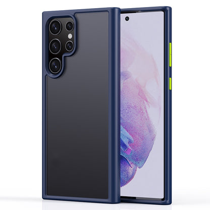 Skin Feel Series PC + TPU Frosted Phone Case, For Samsung Galaxy S22 Ultra 5G