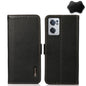 KHAZNEH Side-Magnetic Litchi Genuine Leather RFID Phone Case, For OnePlus Nord CE 2 5G