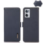 KHAZNEH Side-Magnetic Litchi Genuine Leather RFID Phone Case