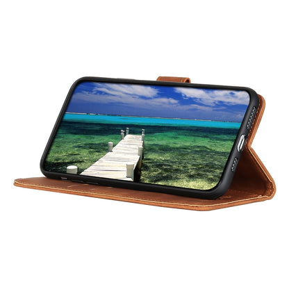 KHAZNEH Retro Texture Horizontal Flip Leather Phone Case, For Nokia G11 / G21, For Xiaomi Redmi K50 Gaming