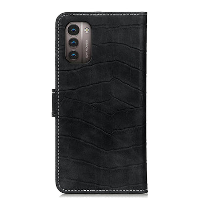 Magnetic Crocodile Texture Horizontal Flip Leather Phone Case, For Nokia G11 / G21