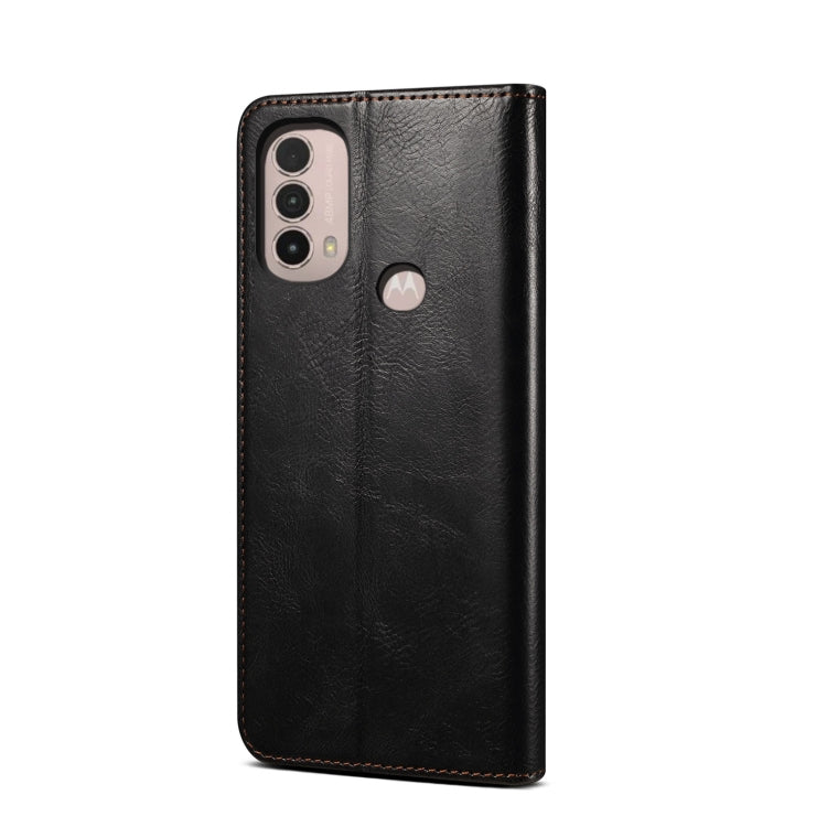 Oil Wax Crazy Horse Texture Leather Phone Case